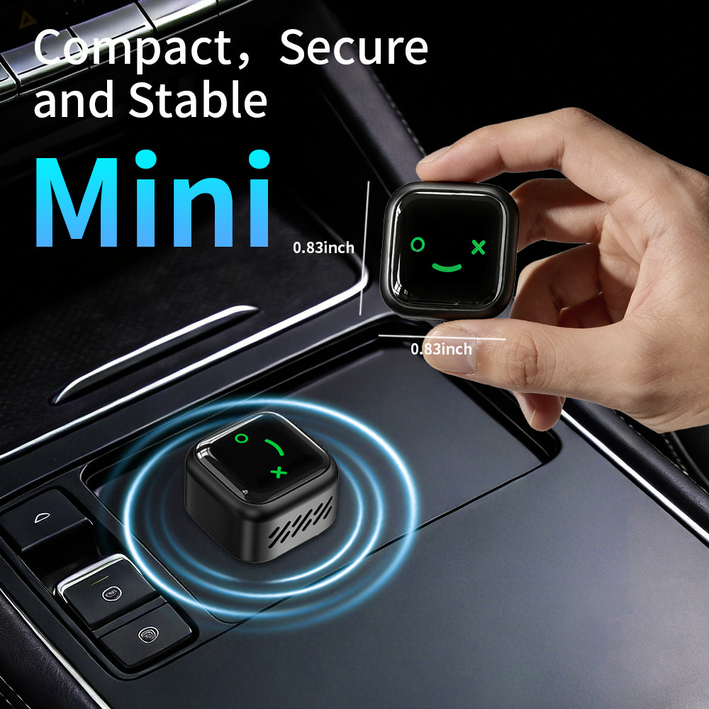 Wireless CarPlay Adapter for Apple iPhone & Android Auto USB Adapter Plug & Play