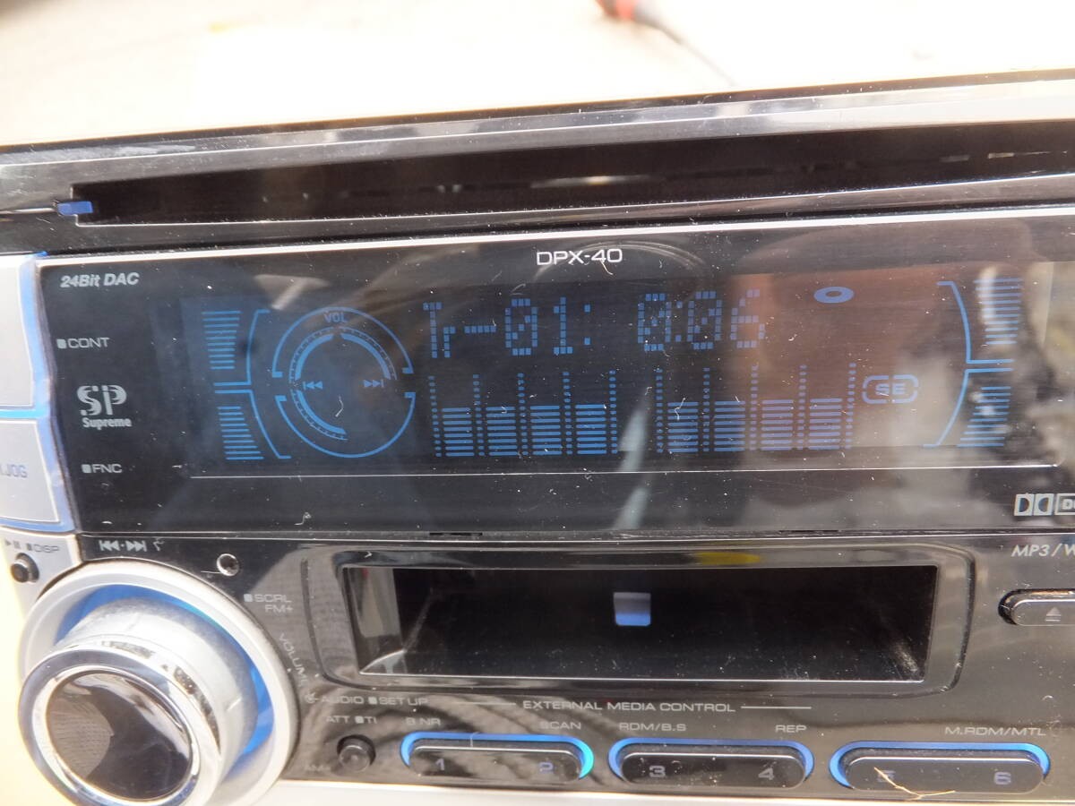 Kenwood DPX40U CD Cassette Equalizer Car Audio Near Mint JAPAN