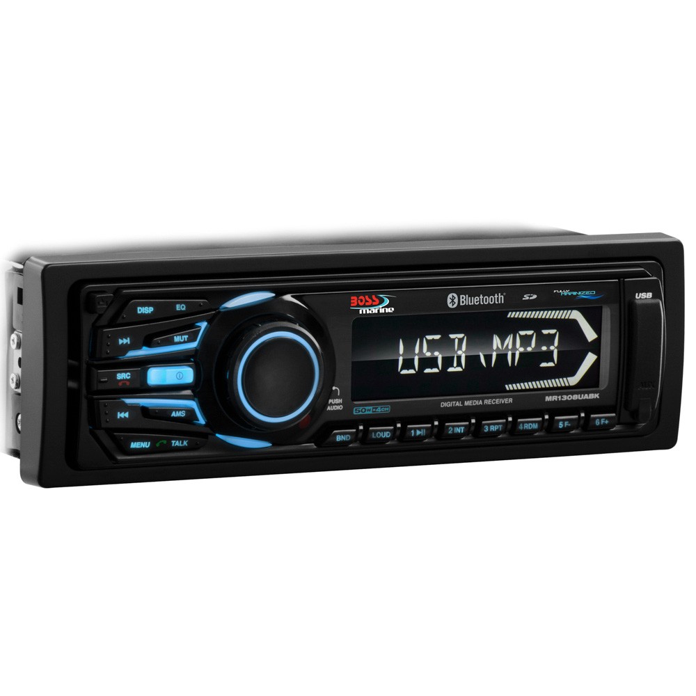 Boss Audio MR1308UABK Bluetooth – Fully Marinized MP3-Compatible Digital Media