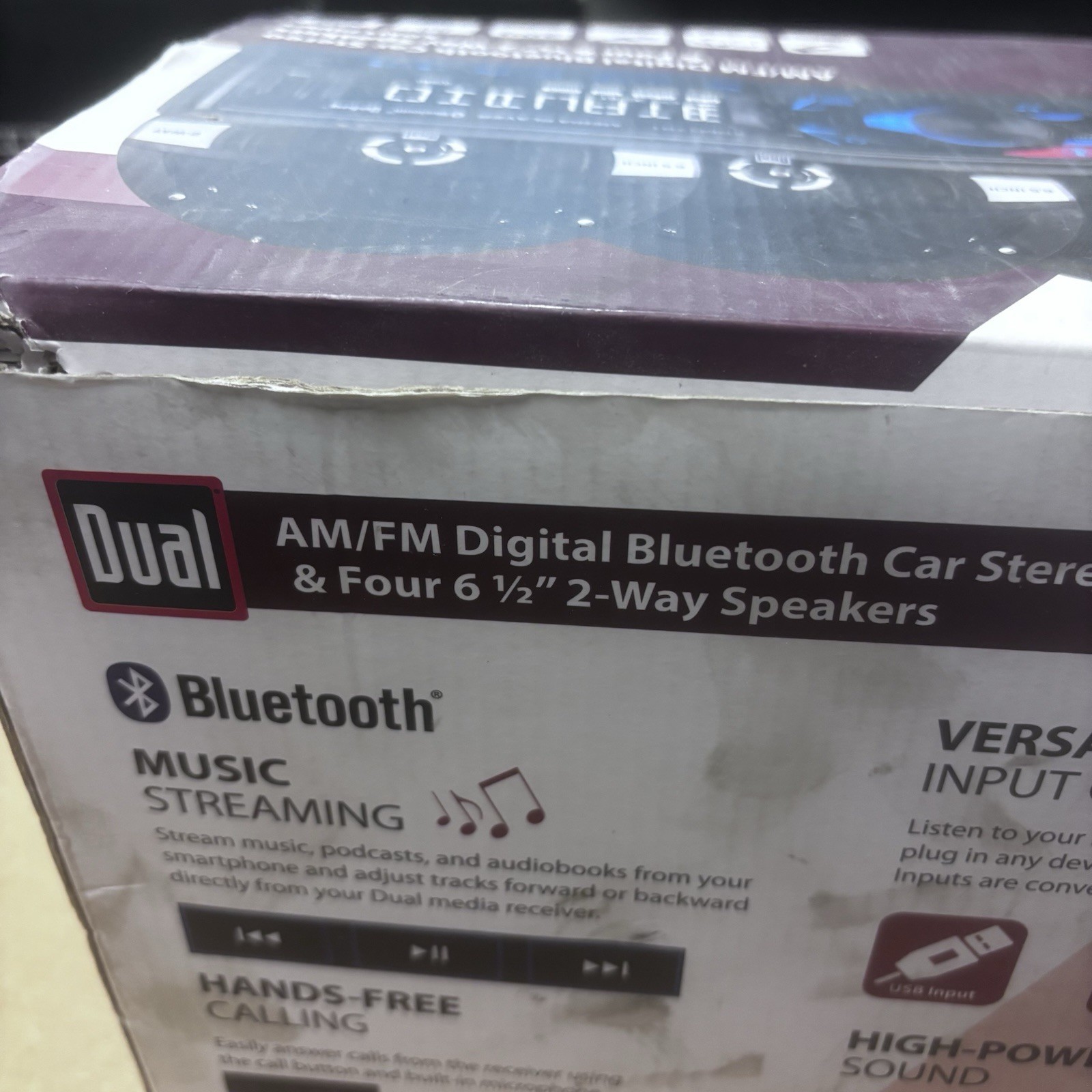 Car Stereo AM/FM Digital Car Stereo & Four 6 1/2 in 2-Way Speakers XDM17SPK4 New