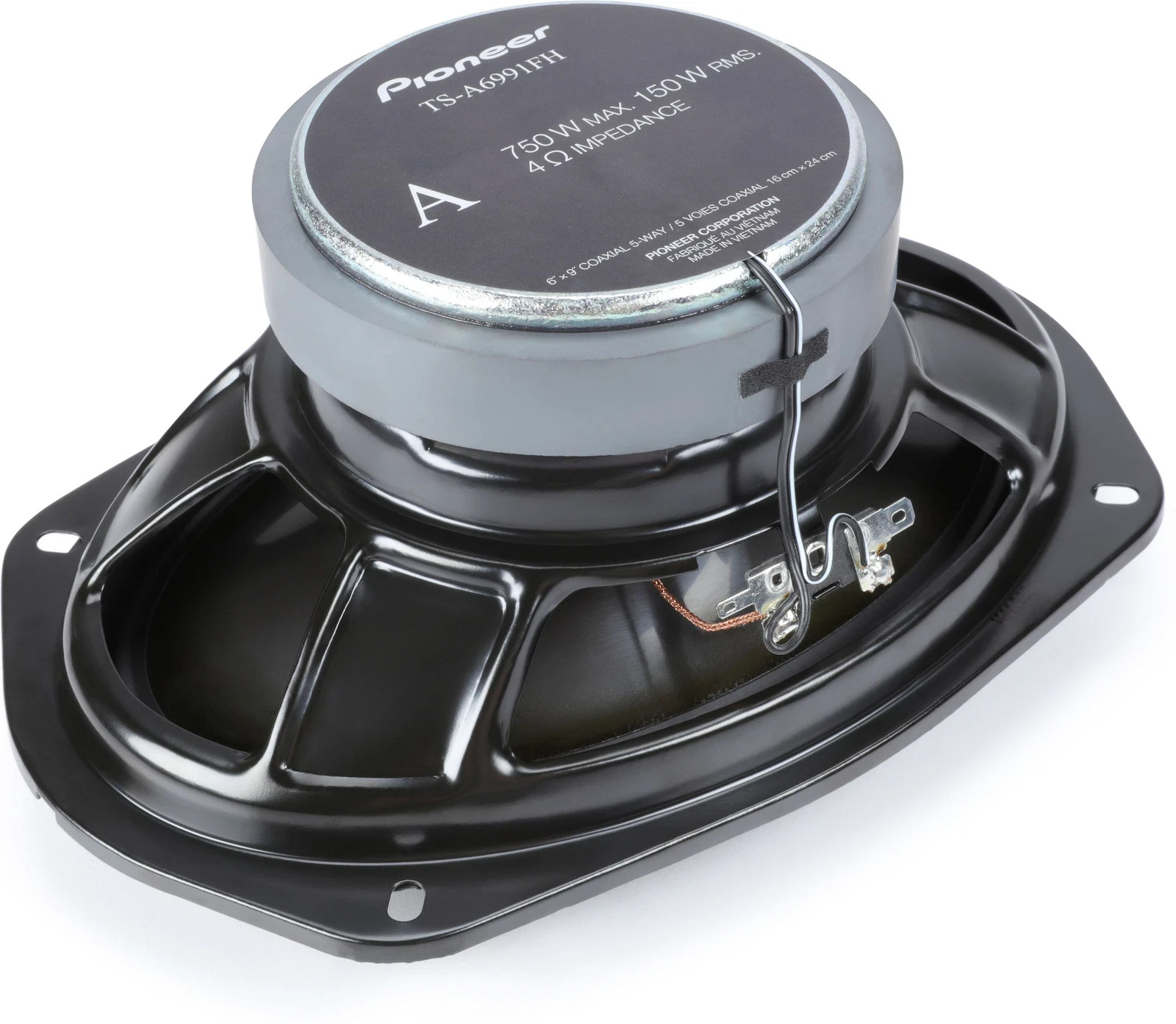 Pioneer TS-A6991FH 750W Peak (150W RMS) 6”x 9″ 4-ohm 5-way car audio speakers