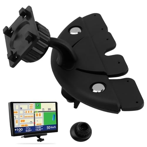 CD Slot Mount for CarPlay Screen, 360° Rotatable, Universal Holder for 7-11.3
