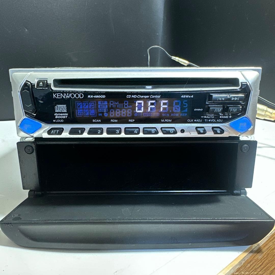 KENWOOD RX-490CD 1DIN CD Receiver Used in Japan 45W x4 RCA Output
