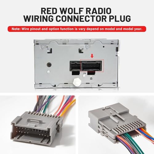 Car Stereo Radio Wiring Harness Connector Adapter Compatible with Select