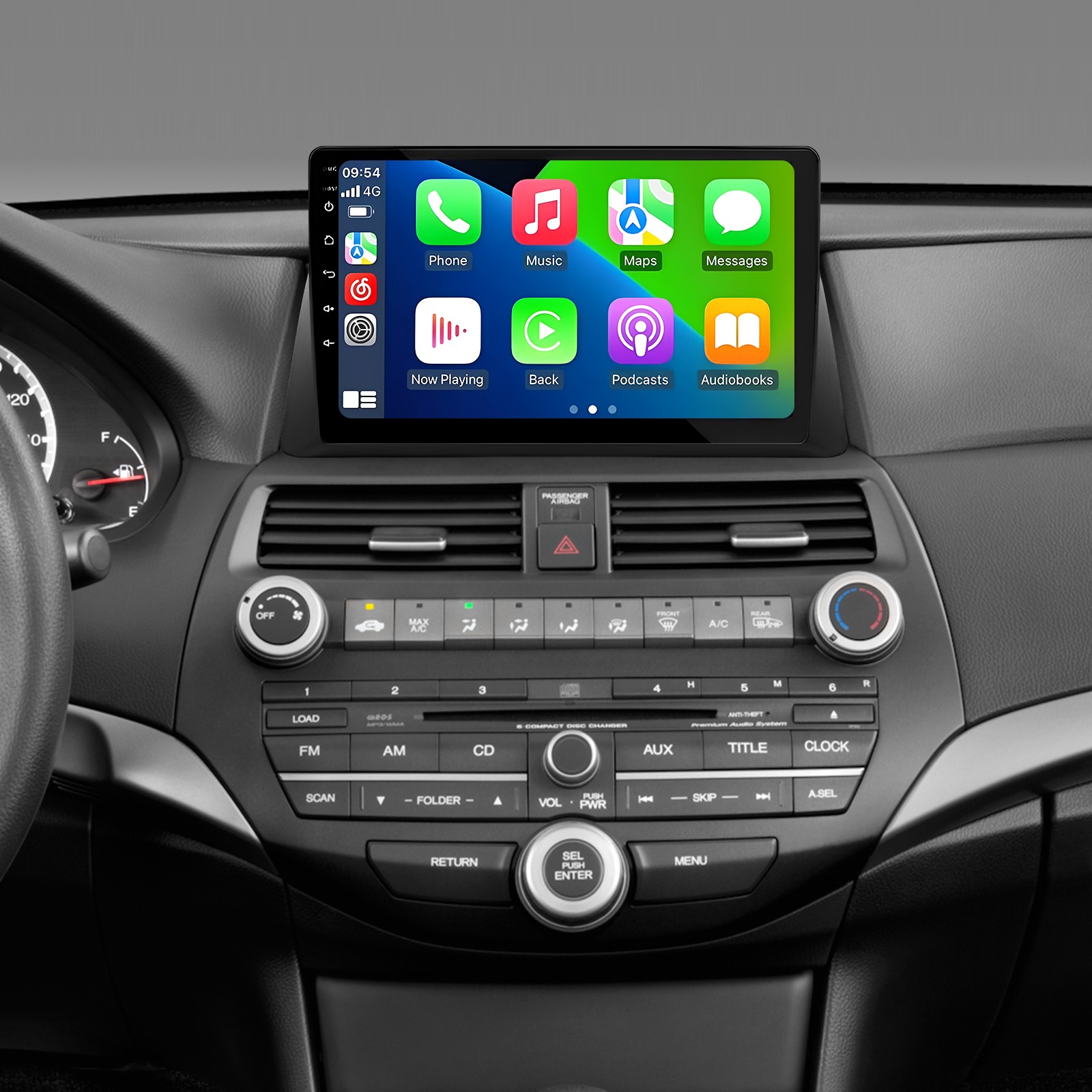 10.1” ANDROID 13.0 CARPLAY CAR STEREO RADIO GPS NAVI FOR HONDA ACCORD 2008-2012