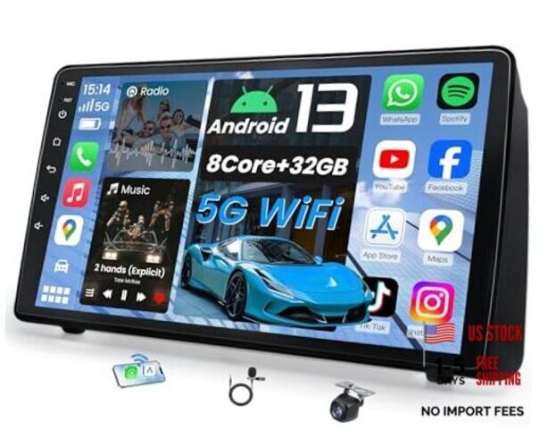 [8CORE] Car Radio Stereo for Dodge Grand Caravan 2011-2020 8CORE 2G RAM 32G ROM
