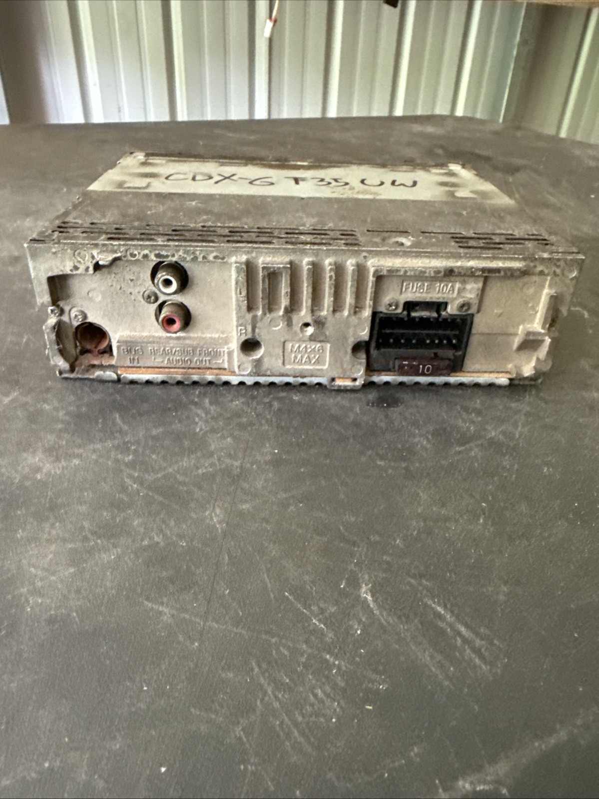 Sony CDX-GT35UW Xplod CD MP3 USB AUX Car Stereo Receiver 52Wx4 PARTS