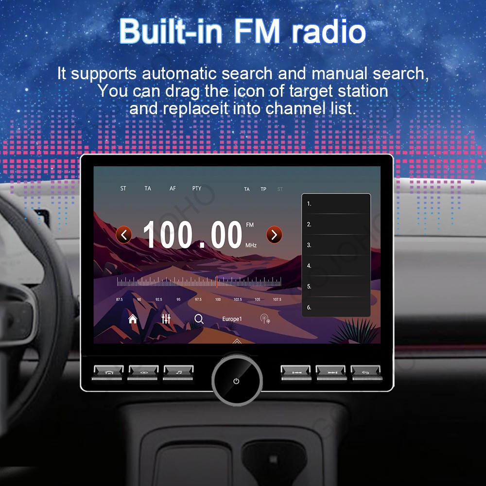 Android 15 For Jeep Cherokee KL 2015-2018 4+64GB Car Stereo Radio Carplay GPS