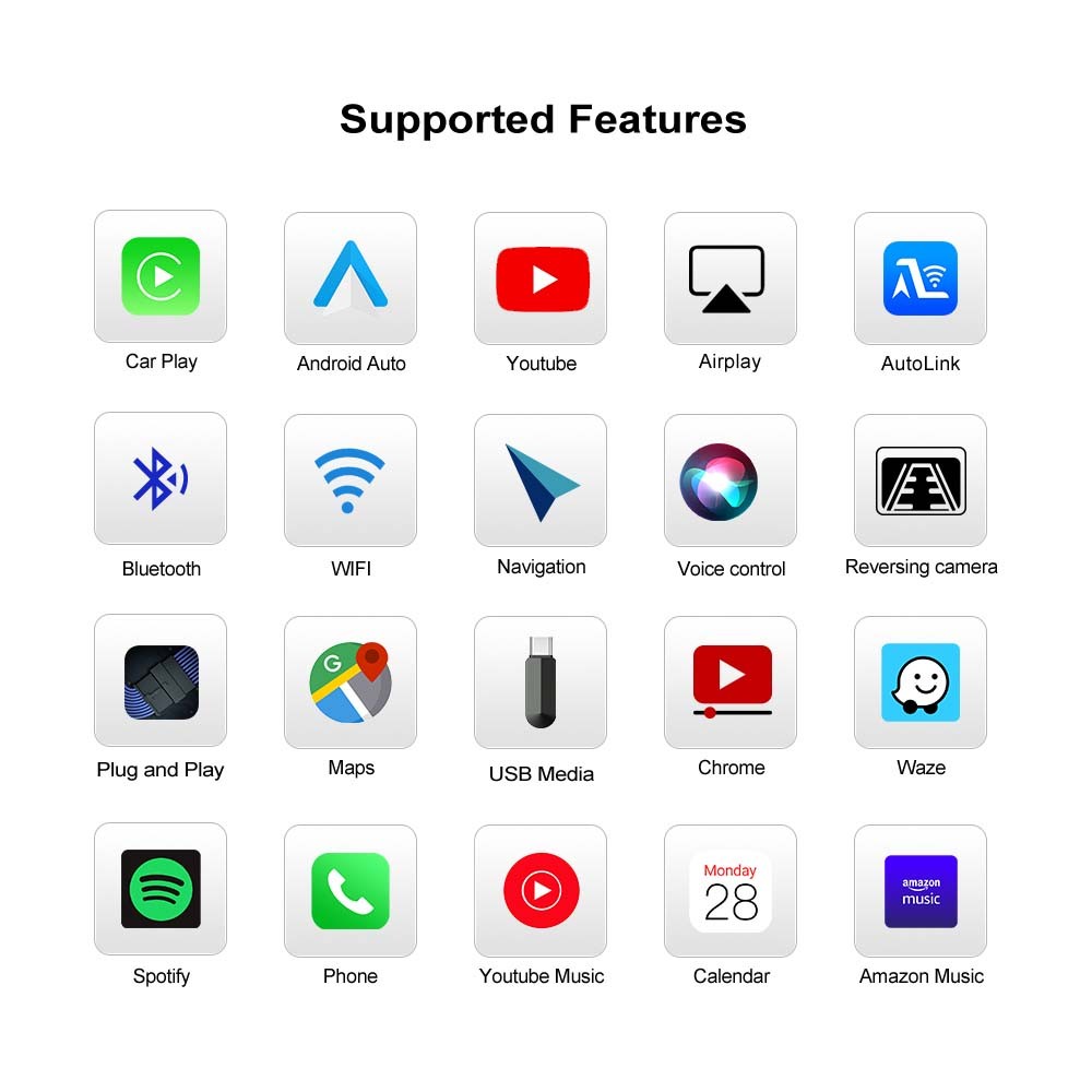 Wireless Carplay & Android Auto Kit for Volvo XC60/XC40/XC90/S60 2016-2022 OEM