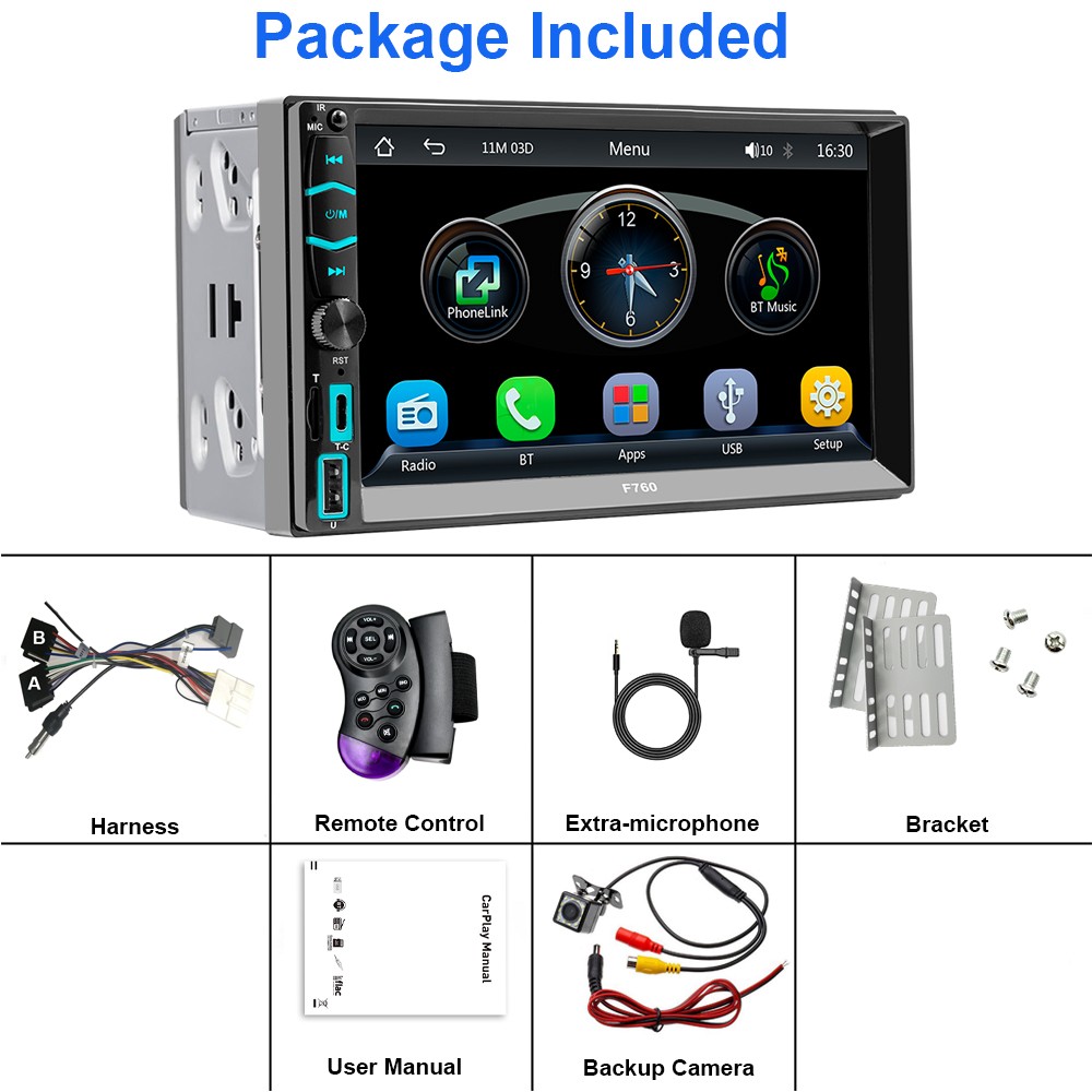 Plug Play for Nissan Versa 2007-2016 Car Radio Stereo CarPlay GPS Navi AM FM AUX