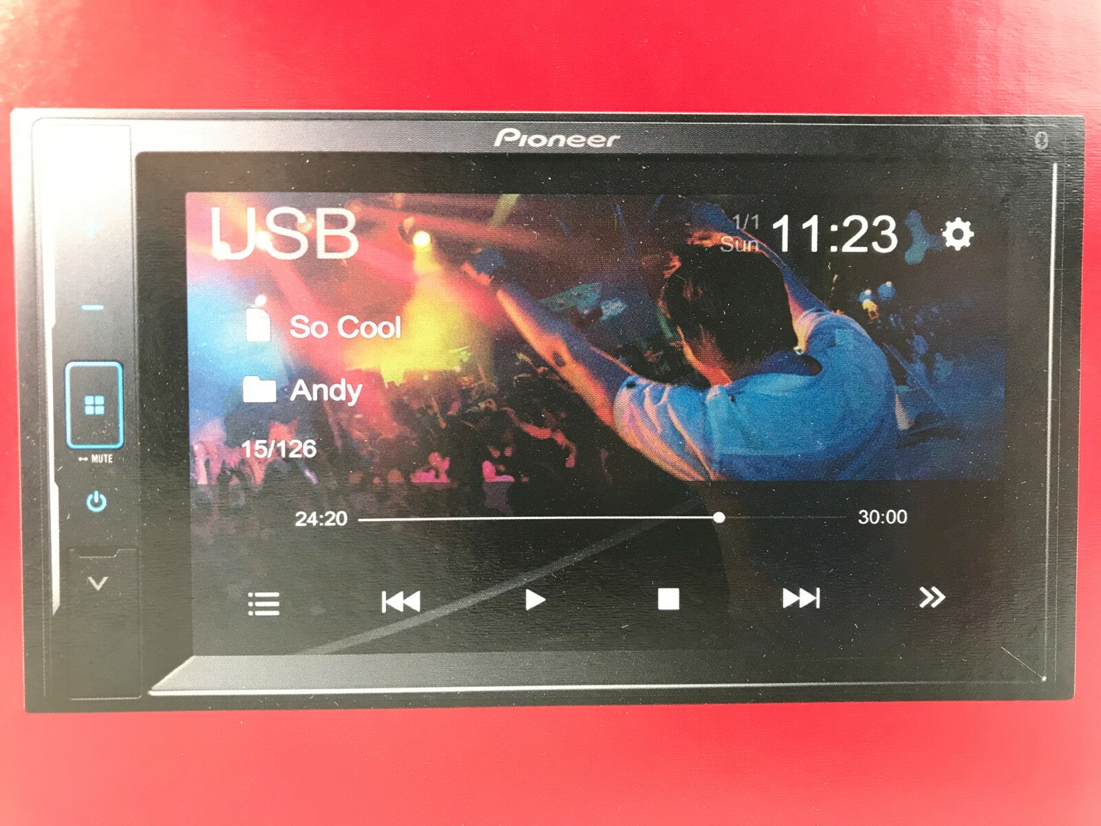 Pioneer DMH-241EX Bluetooth Multimedia Android iPhone USB Mirroring Aux 5Ch 6.2″