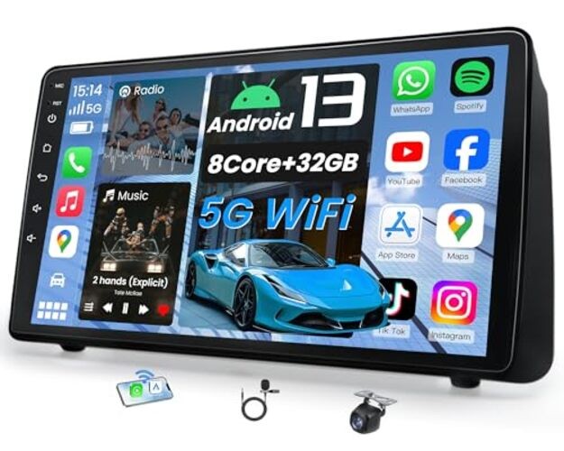 [8CORE] Car Radio Stereo for Dodge Grand Caravan 2011-2020 8CORE 2G RAM 32G ROM