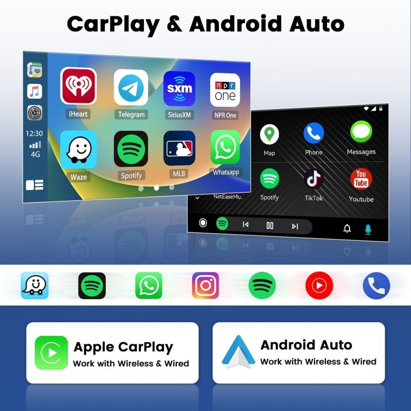Android 13 Stereo Radio GPS + Backup Camera For Chevrolet Camaro 2008-15 Carplay