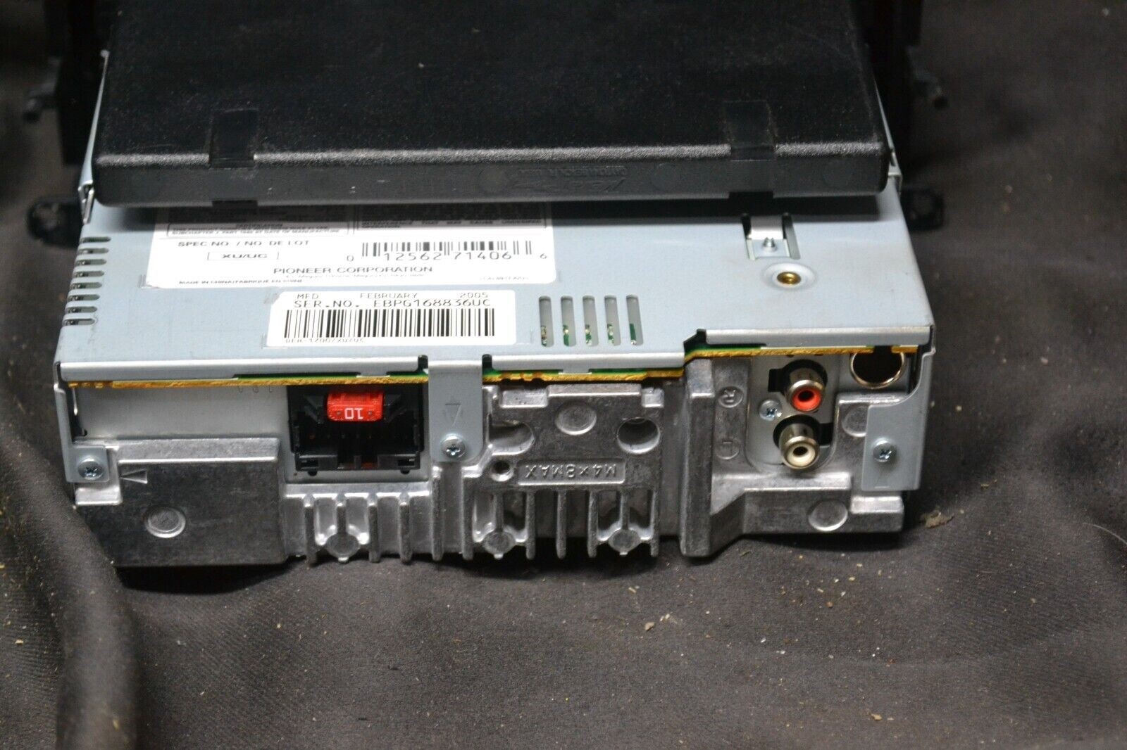 Pioneer DEH-1700 Radio With Detachable Face UNTESTED AS IS!