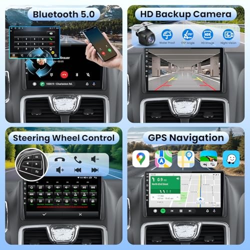 [8CORE] Car Radio Stereo for Dodge Grand Caravan 2011-2020 8CORE 2G RAM 32G ROM