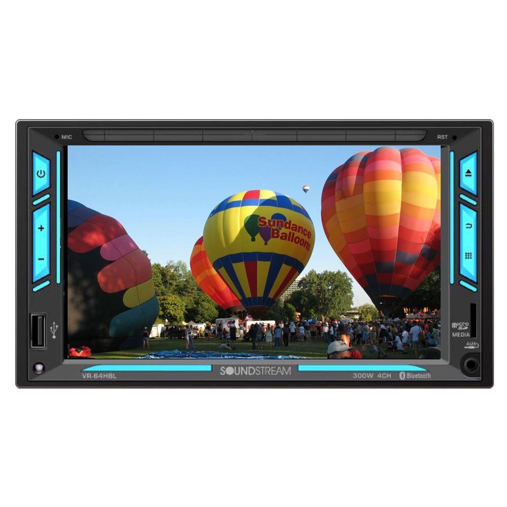 SOUNDSTREAM 6.2” VR-64HBL TOUCHSCREEN DVD RECEIVER WITH BLUETOOTH PHONELINK NEW
