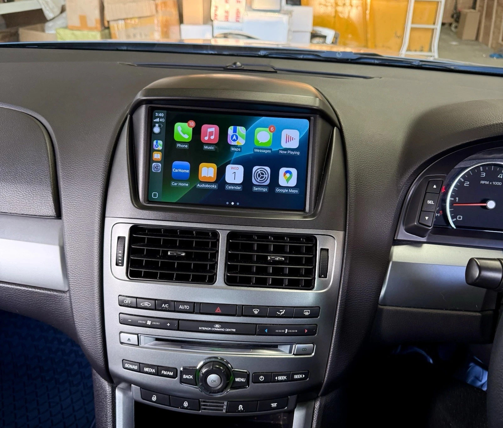 Headunit With Wireless CarPlay/Android Auto for Ford Falcon FG MK2