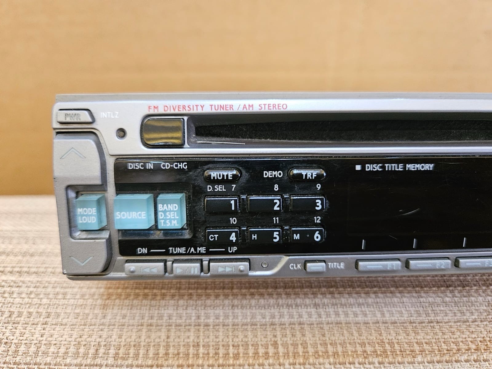 RARE VINTAGE ALPINE CDA-7847J HEAD UNIT RADIO CD PLAYER COPPER JAPAN *Tested *