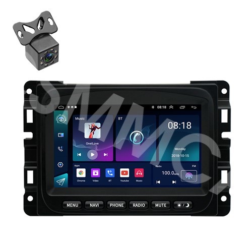 Car MP5 Player Navi Touch Screen BT SWC W/Camera Fit For Jeep Compass 2017-2020