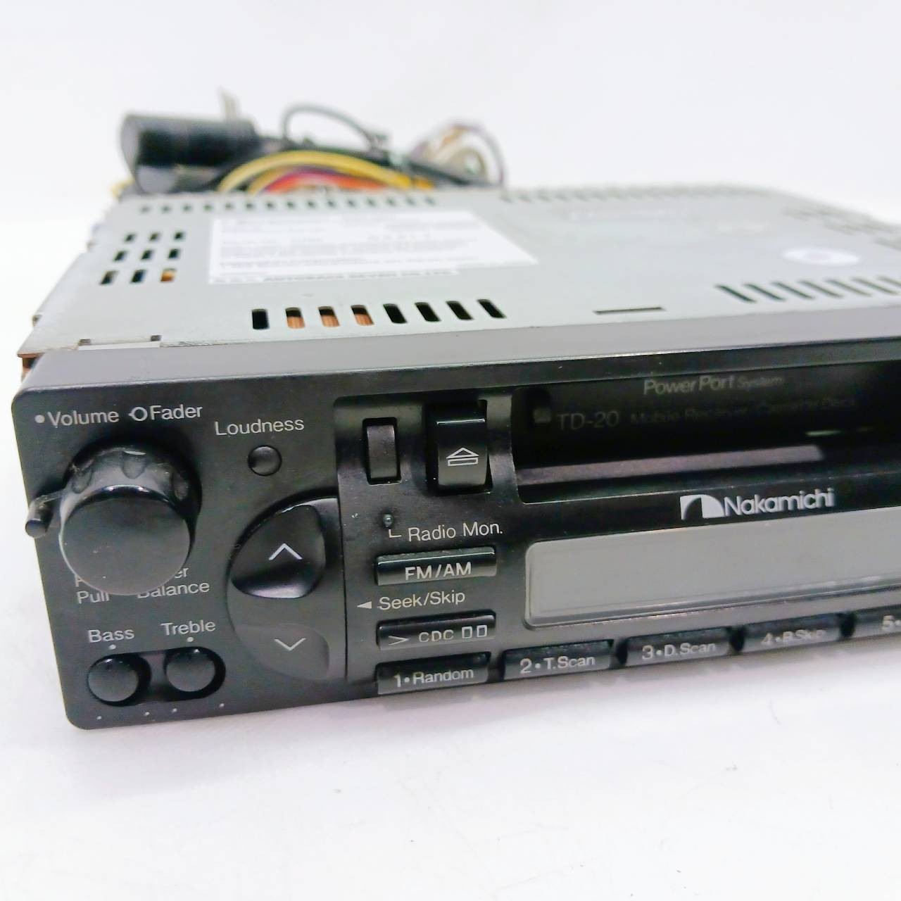 Nakamichi Mobile Receiver Cassette Deck TD-20 Car Audio Tested From Japan BC041