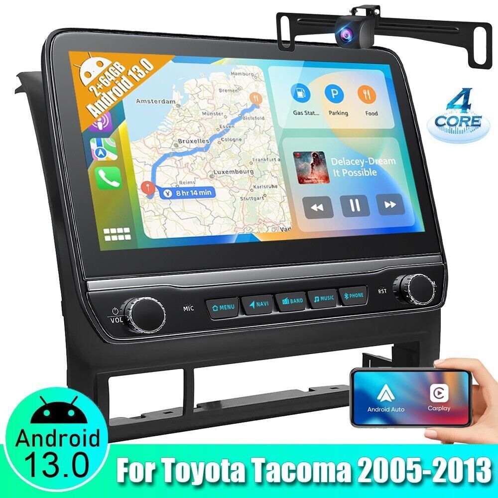 For Toyota Tacoma 2005-2013 Android 13.0 Car Stereo Radio GPS WiFi