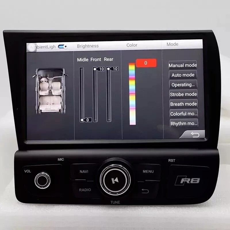 8+128G Android 13 Car Stereo Radio for Audi R8 V8 V10 GPS Navi Carplay HeadUnit