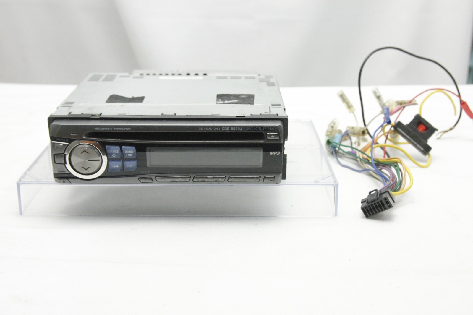 Used ALPINE CDE-9872J CD CD-R/RW MP3 player working