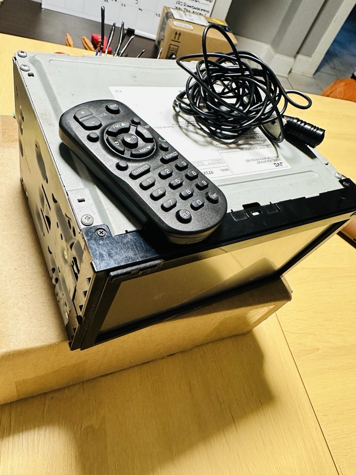 JVC KWM740BT 2-DIN AV Receiver (No CD) used-good condition