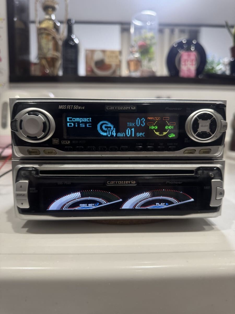Pioneer Carrozzeria MEH-P777 CDS-P555 1DIN 2DIN Car Audio CD MD Equalizer JDM