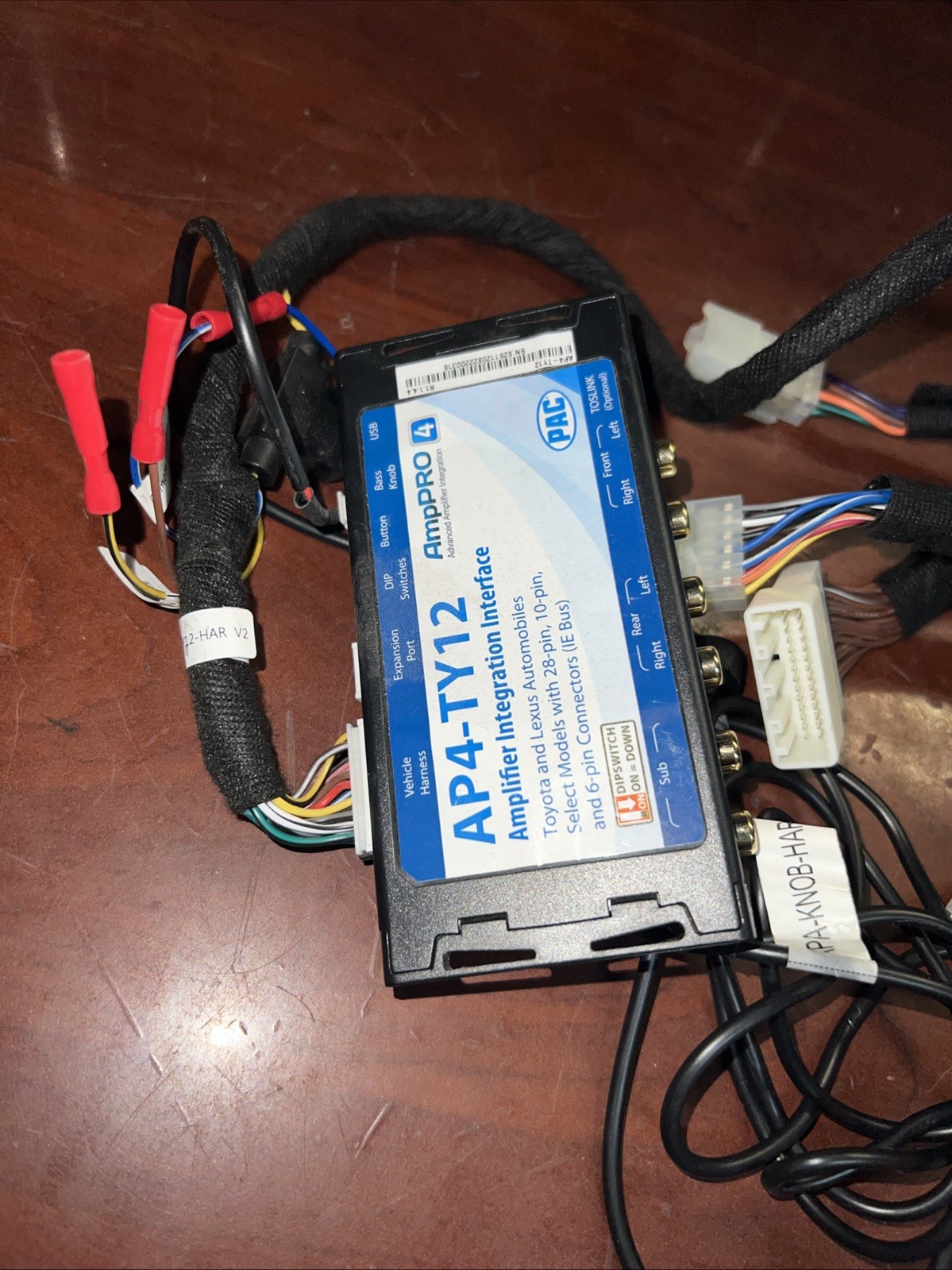 PAC AP4-TY12 Amp Interface & APH-TY02 Speaker Harness for Toyota, Lexus 2014+