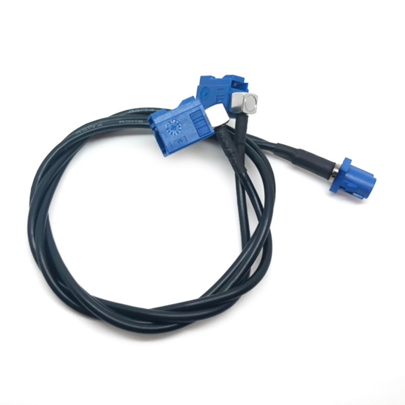 Fakra Splitter, Fakra Cable Male to Female RG174 Coaxial Cable Y Type Splitter