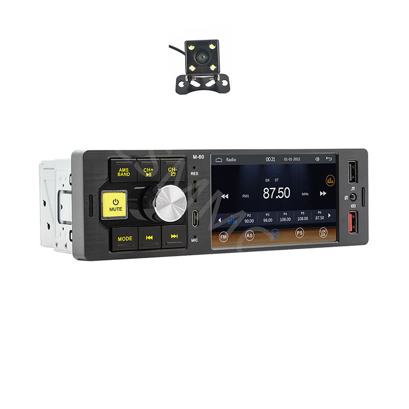 Touch Screen Car Stereo Radio Player For CarPlay Android Auto Mirror Link W/Cam