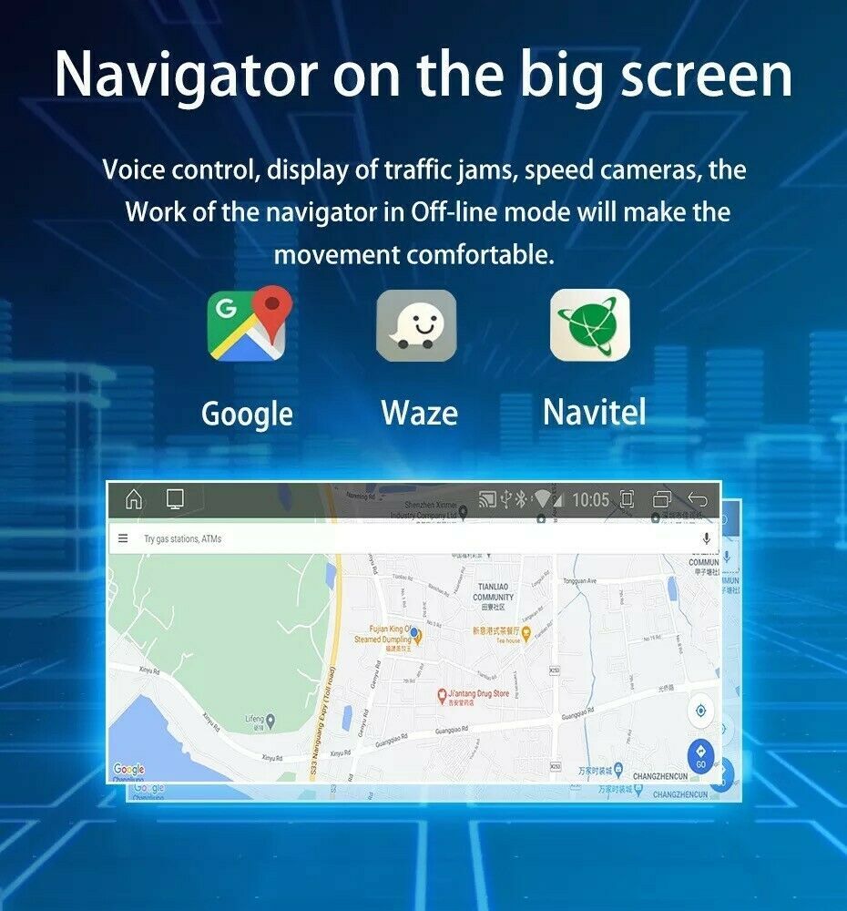 13″ Android 12 Car Gps Radio Stereo Navigation 8g+128g For Ford F-150 2009-2014