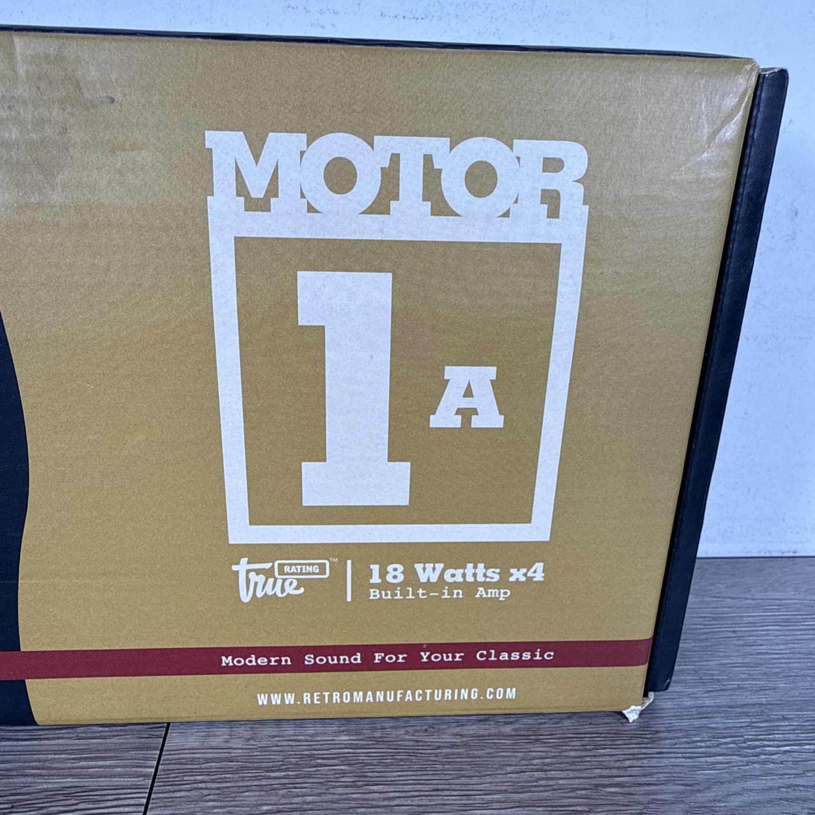 New! Retro Sound Motor 1A 18 Watts x4 Built In Amp Classic Style Car Stereo