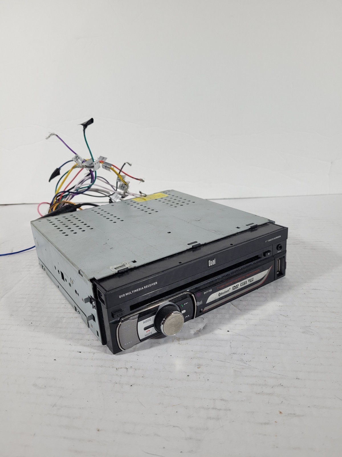 Dual In Dash Receiver Only No Screen DV715B Works Ships Free