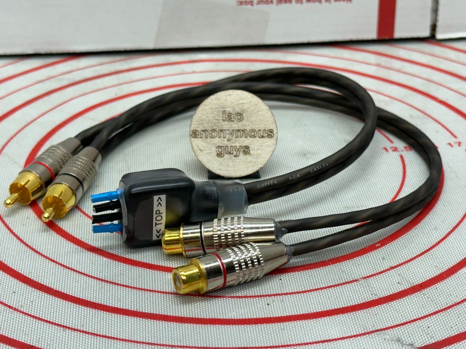 Audio Input Plug High or Low Level Signal for KENWOOD RD-380 Vintage Old School