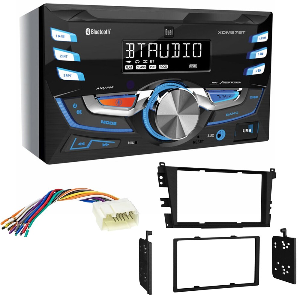 Dual XDM27BT AM/FM Radio MP3 Player Car Stereo Kit for Acura TL 1999-2003