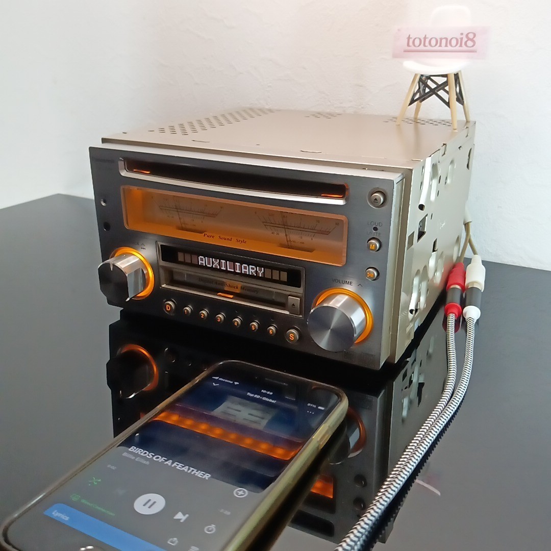 Panasonic CQ-VX5500D｜Integrated CD/MD receiver 2DIN｜Operation Confirmed