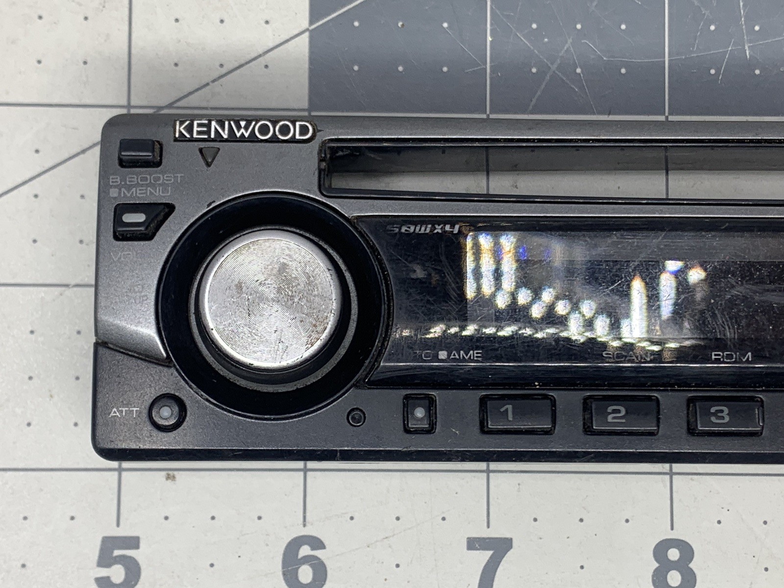 Kenwood Car Stereo KDC-135 Cd Player Vintage 90’s Audio Faceplate Only (h2)