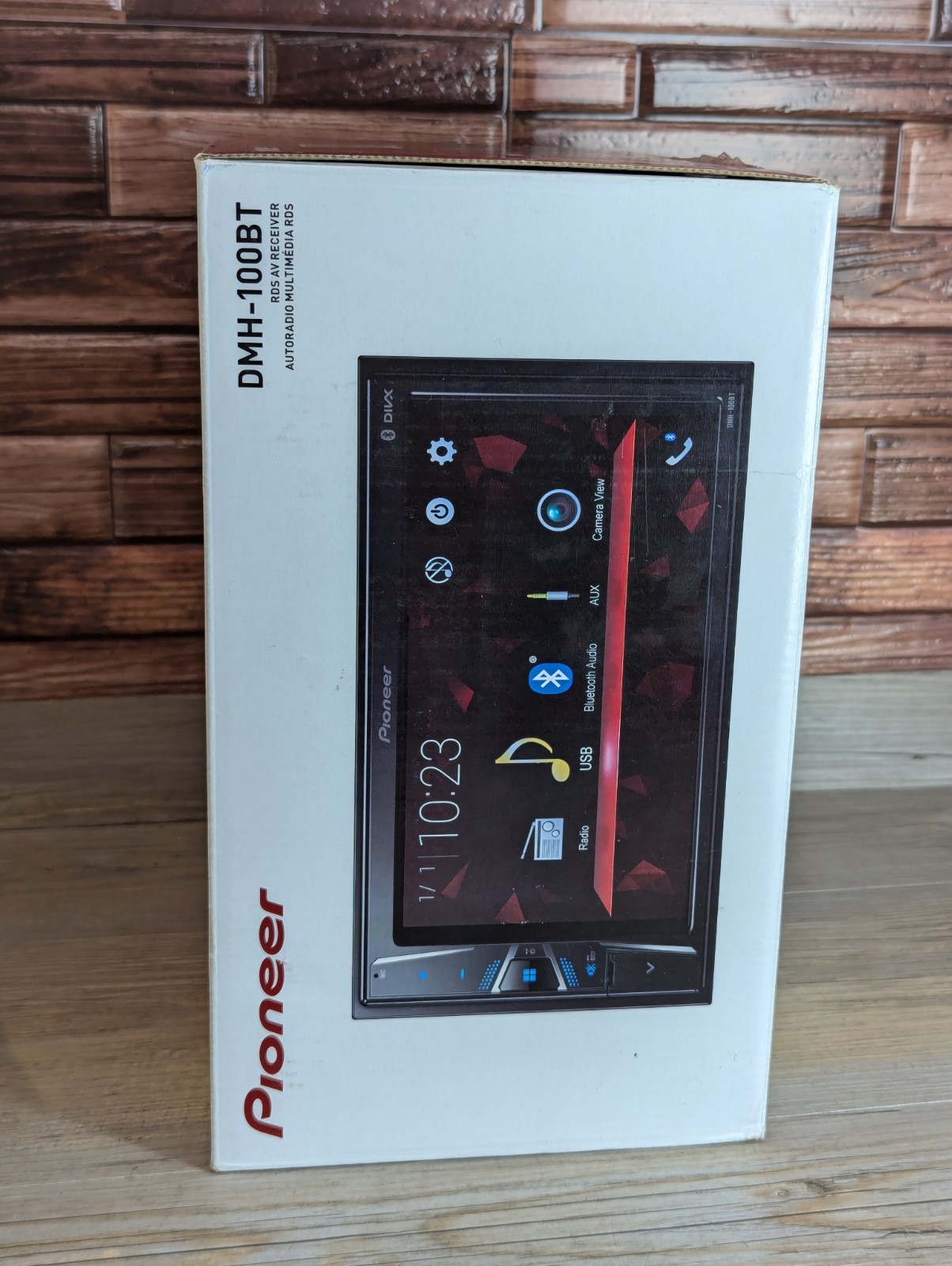 Pioneer DMH-100BT Bluetooth Car Digital Media Receiver 6.2 Inch WVGA Display