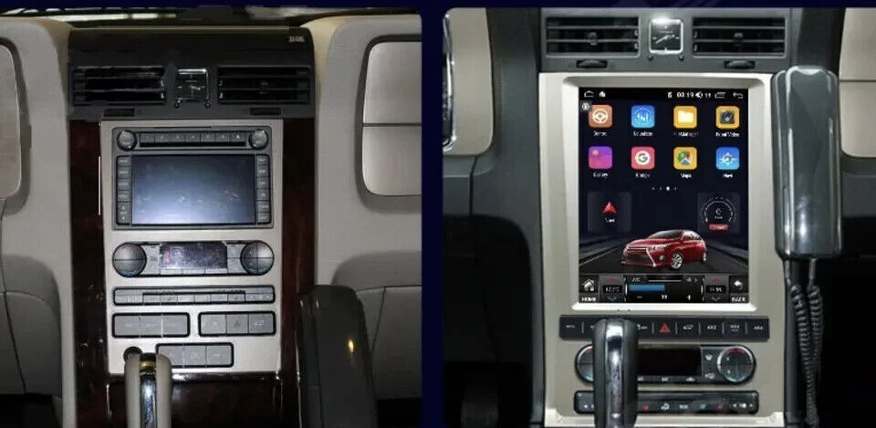 12.1″ HD Car Radio GPS Navigation Android 4+64GB For Lincoln Navigator 2010-2013