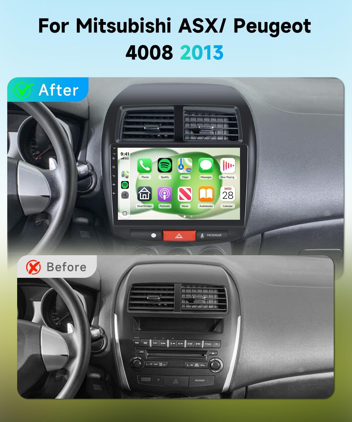 Rimoody Car Stereo For Mitsubishi Outlander Sport 2011-2017 For Mitsubishi Asx