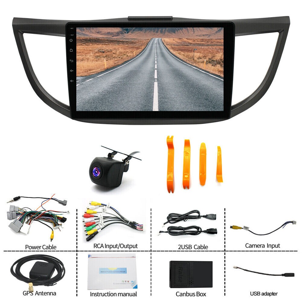 10” Android 12 Carplay Radio Stereo Navi For For Honda CRV 2012 2013 2014-2016