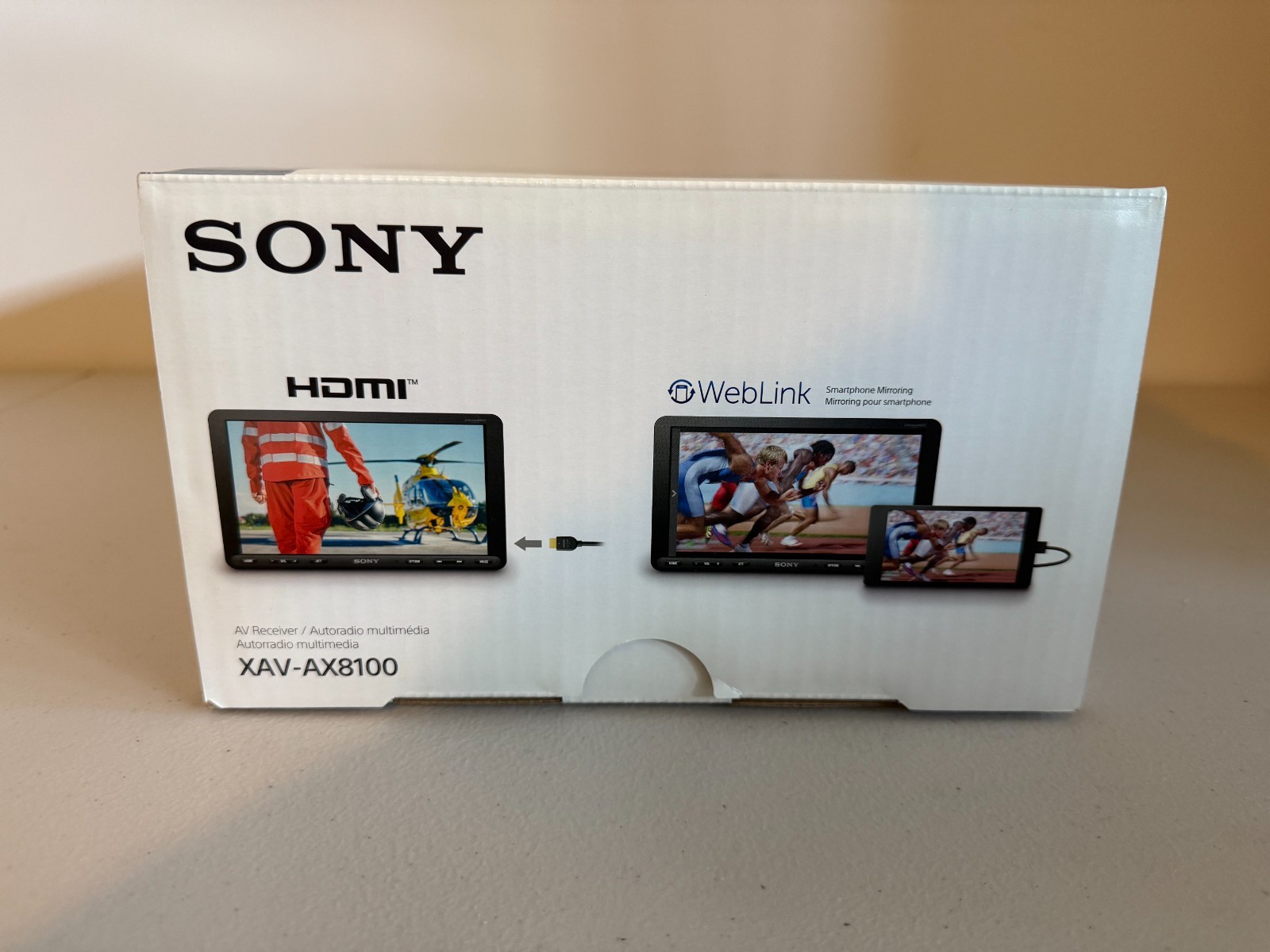Sony XAV-AX8100 AV Receiver 8.95″ – Brand New