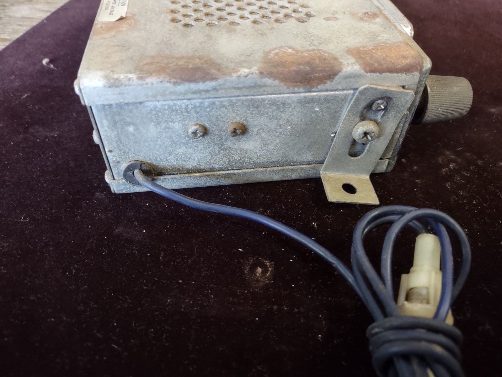 Vintage 1960’s Ford All Transistor AM Radio Untested 6V/12V 100007-009 207 Japan