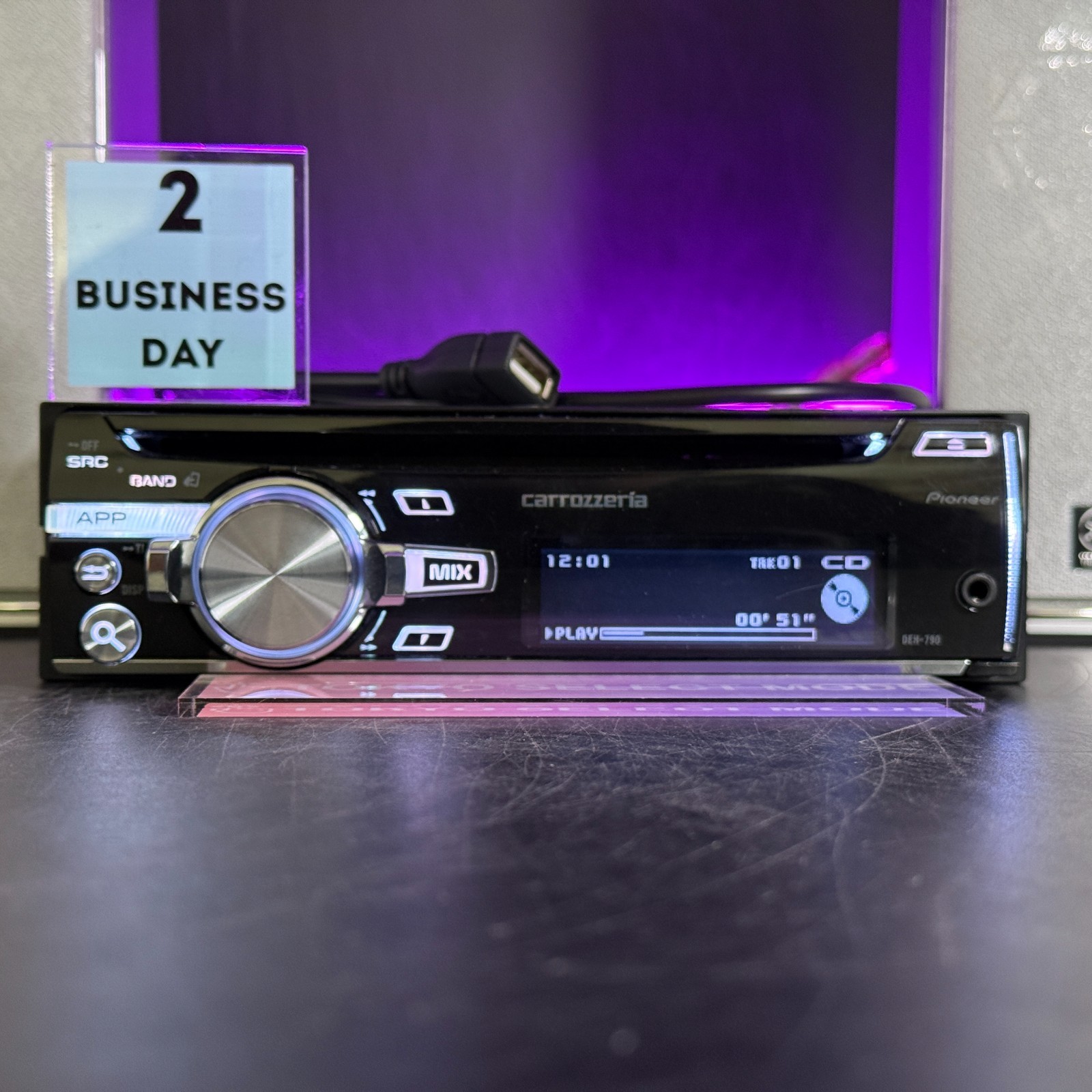 Pioneer Carrozzeria DEH-790 1DIN Car Audio CD USB AUX JDM Tested In Stock