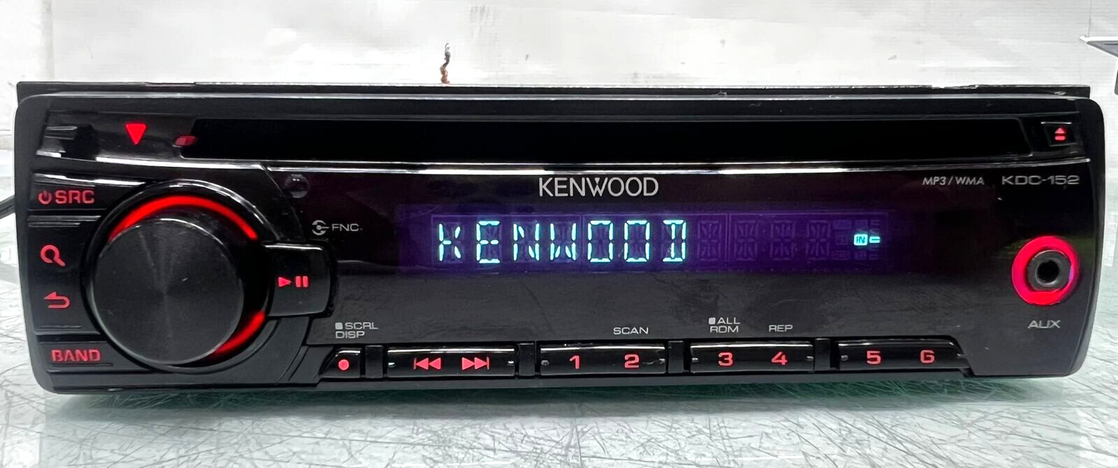 Kenwood CD player In Dash Receiver KDC-152 CD Player MP3 single din Bass Boost