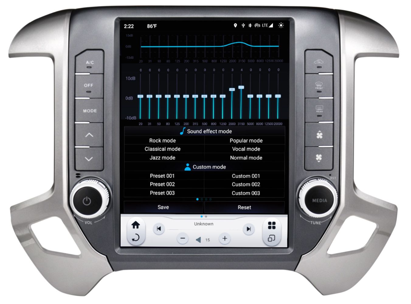 Linkswell 2014-2018 CHEVY SILVERADO / GMC SIERRA GENERATION 6 T-STYLE RADIO