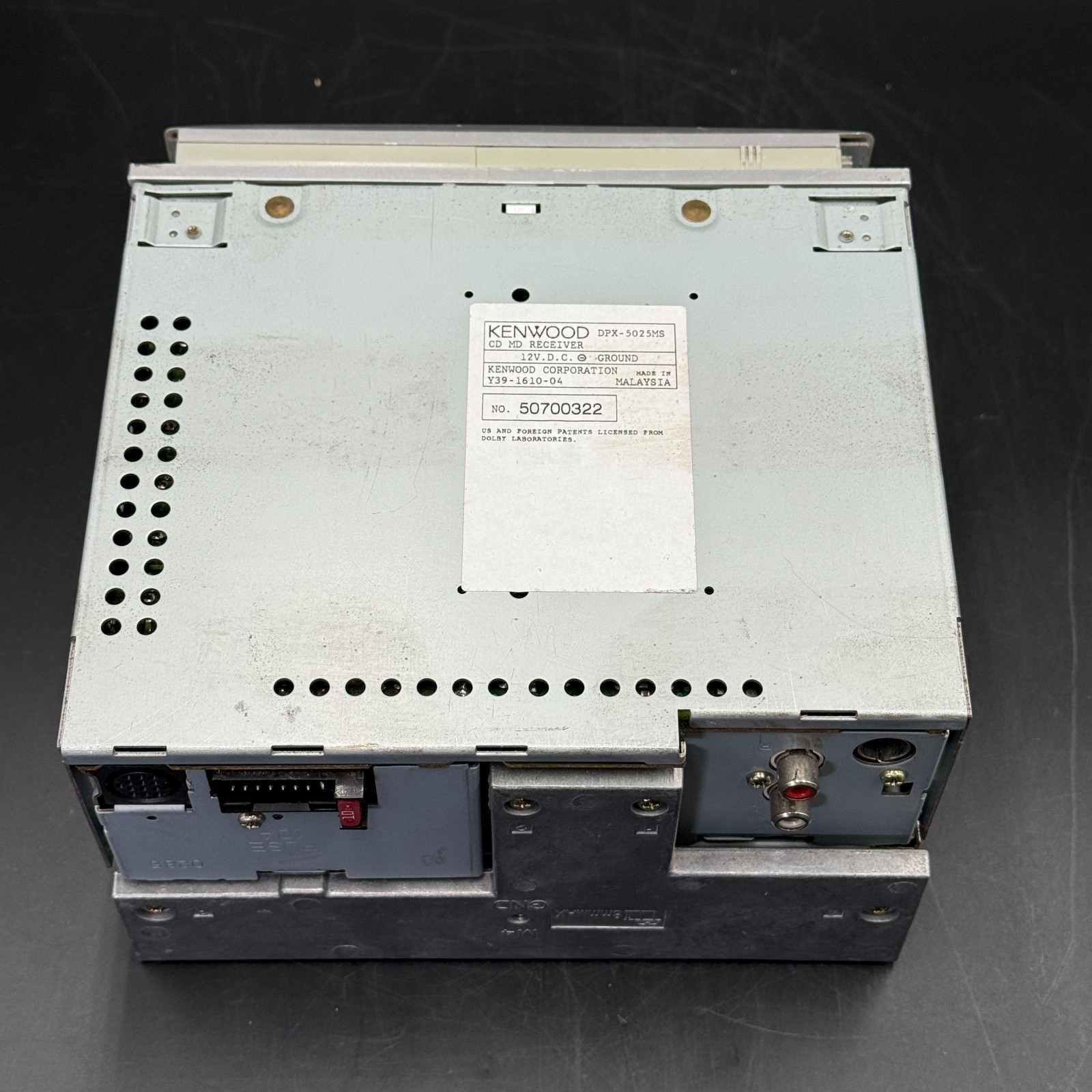 KENWOOD DPX-5025MS Car Audio 2DIN CD MD DSP 13PIN-BUS RCA OUTPUT Tested Stock
