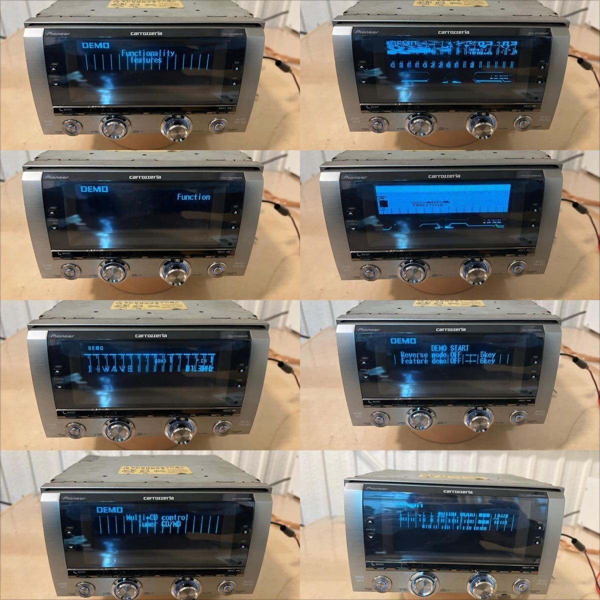 Pioneer Carrozzeria FH-P099MD CD MD Car Stereo Receiver Tested Working – JAPAN